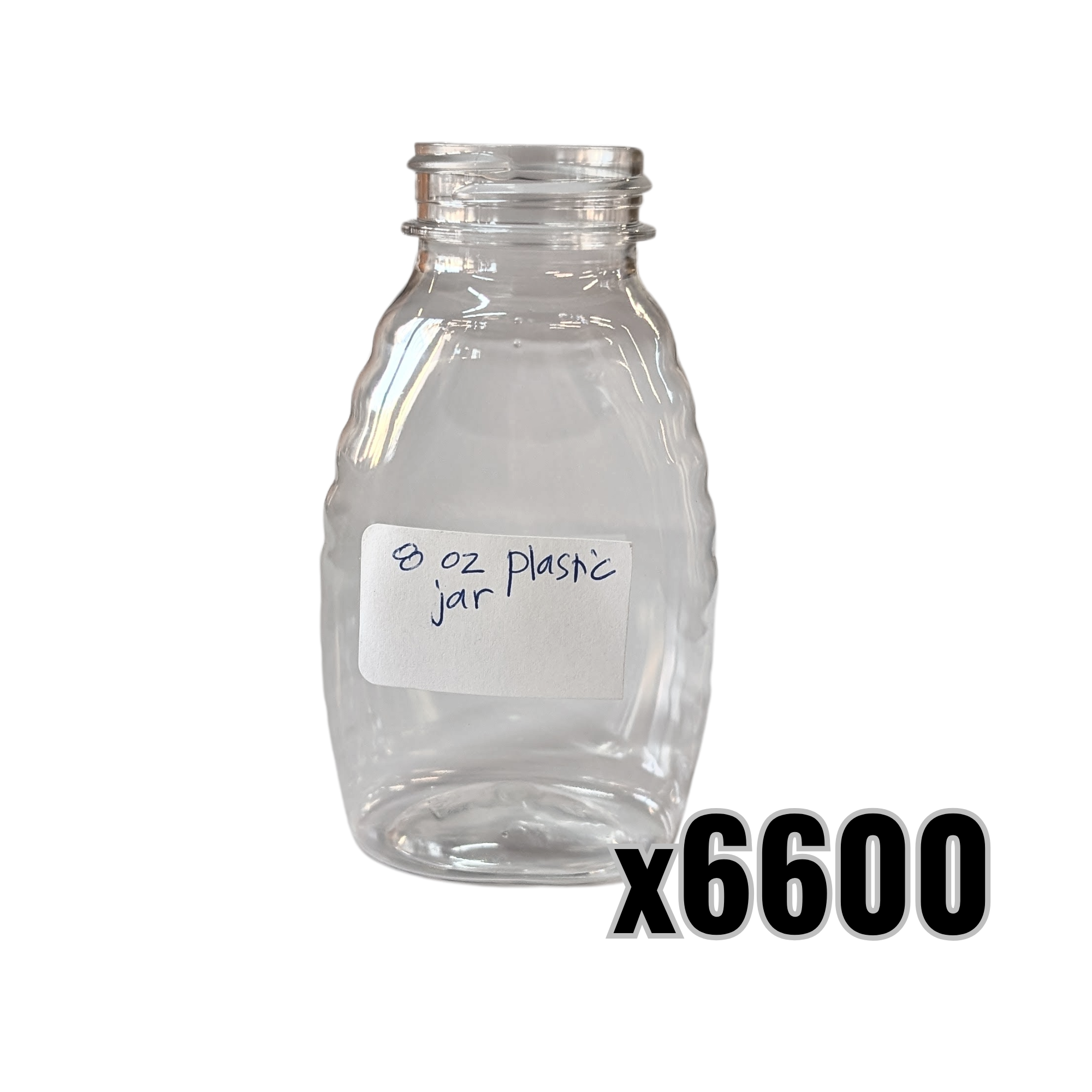 8 oz Plastic Classic Honey Jars