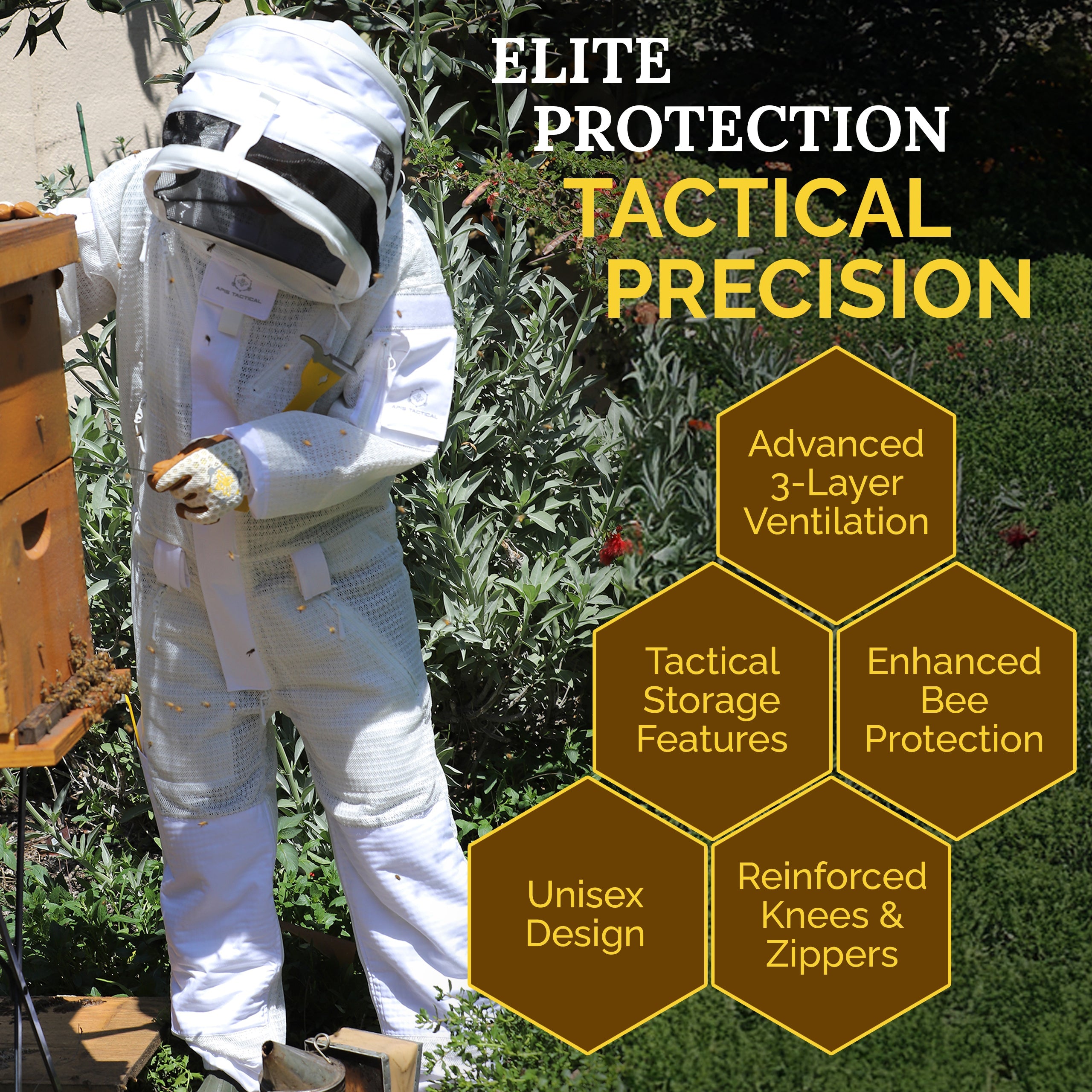 Apis Tactical PRO Full-Length Beekeeping Suit