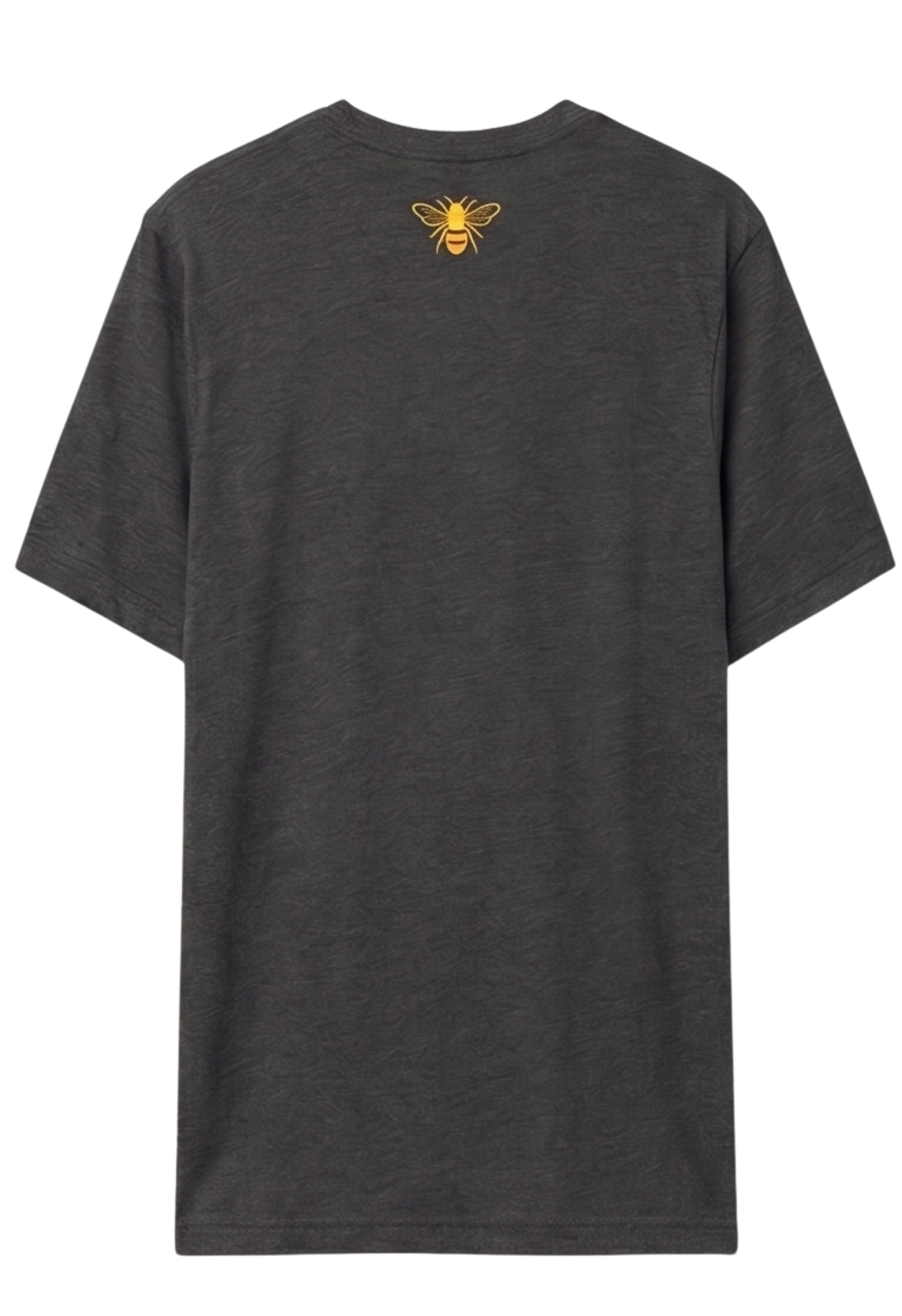 Heather Charcoal Abstract Flowers Short Sleeve Shirt