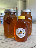 3lbs honey with 8 oz raw honey comb