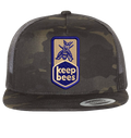 Woven Keep Bees Trucker Hat