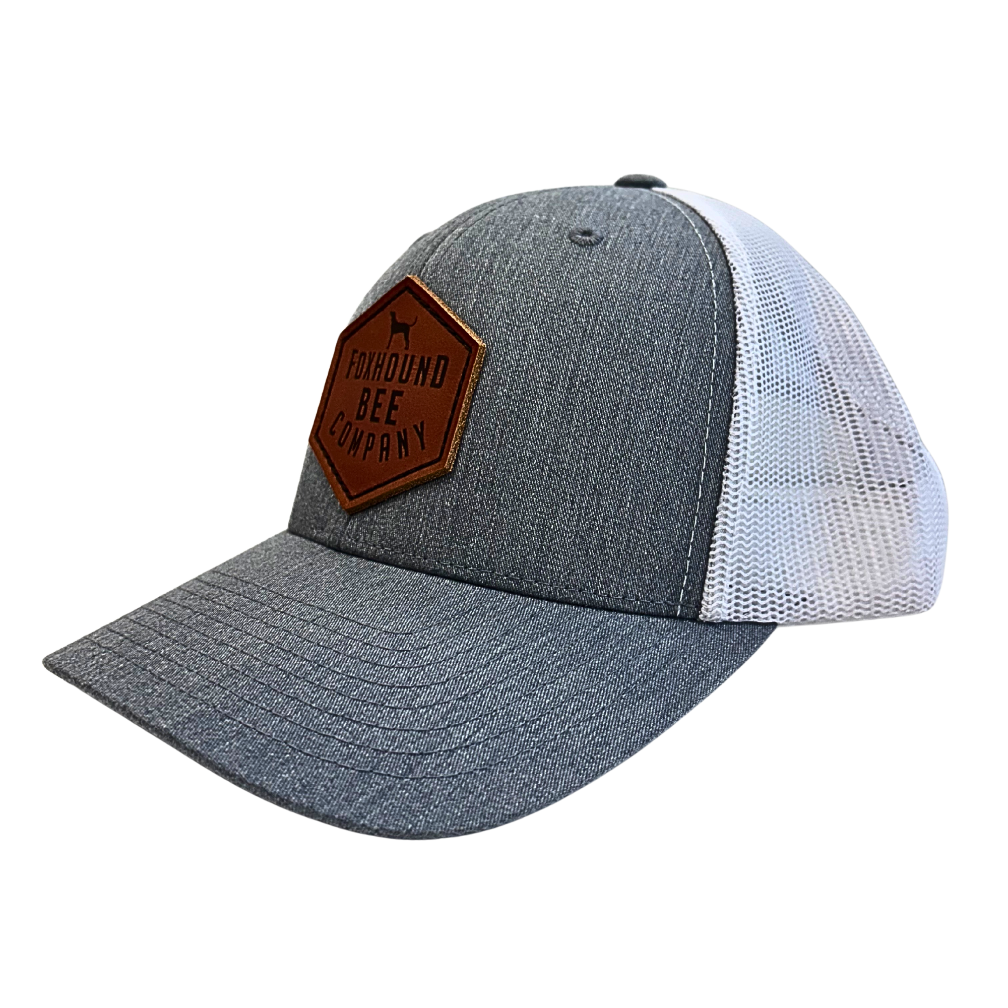 Leather Patch Trucker Hat