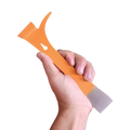 Orange KW Small Steel Hive Tool With Hook