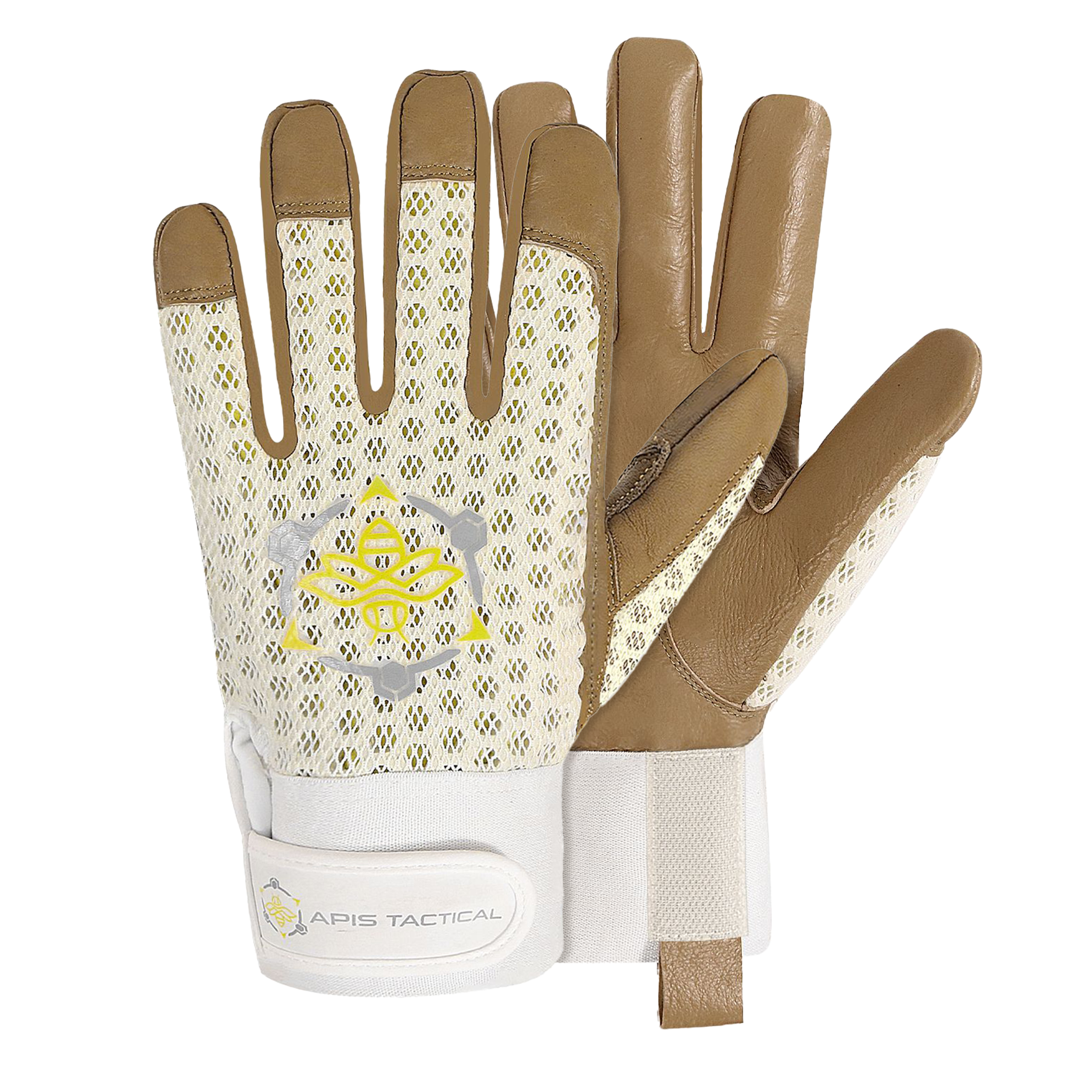 Apis Tactical Off-White PRO Beekeeping Gloves