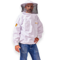 Classic Cotton Beekeeping Jacket with Round Veil